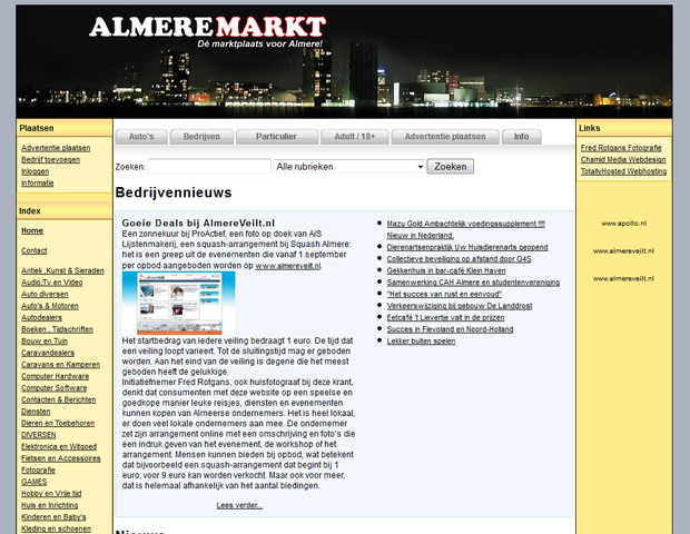 Almeremarkt - Marktplaats voor Almere