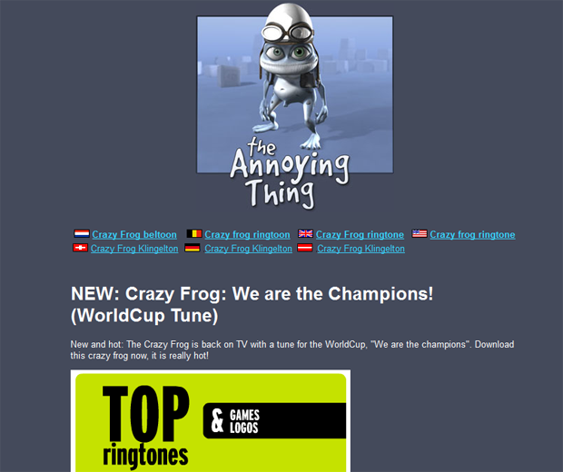 Crazy-Frog.us