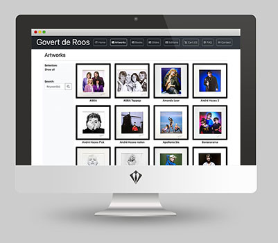 Webshop voor bestellen afdrukken foto's